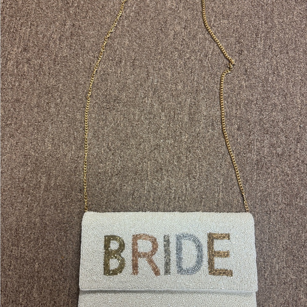 Elegant Bride Beaded Clutch